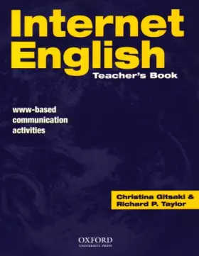 Couverture du produit · Internet english teacher's book