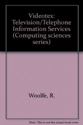 Couverture du produit · Videotex: Television/Telephone Information Services