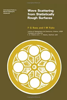 Couverture du produit · Wave Scattering from Statistically Rough Surfaces