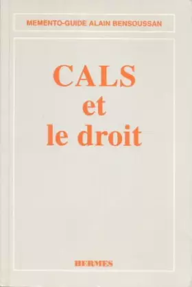 Couverture du produit · CALS et le droit
