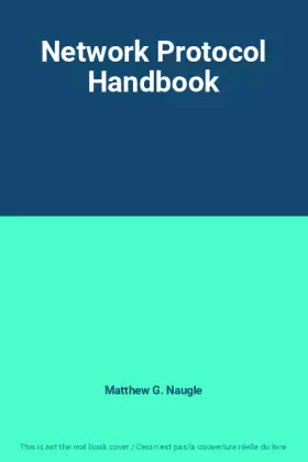 Couverture du produit · Network Protocol Handbook