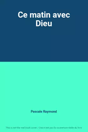 Couverture du produit · Ce matin avec Dieu