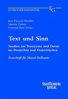 Couverture du produit · Text und Sinn