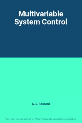 Couverture du produit · Multivariable System Control