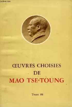Couverture du produit · OEUVRES CHOISIES, TOME III