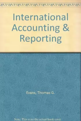Couverture du produit · International Accounting and Reporting