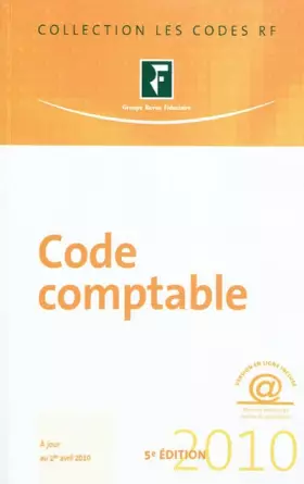 Couverture du produit · Code comptable 2010