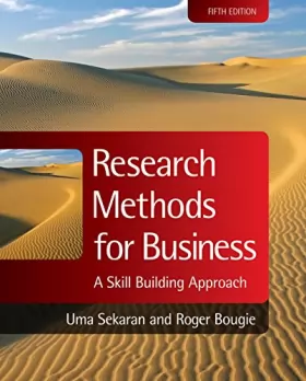 Couverture du produit · Research Methods for Business: A Skill-Building Approach