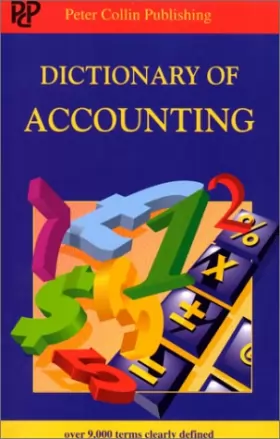 Couverture du produit · Dictionary of Accounting
