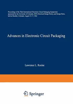 Couverture du produit · Advances in Electronic Circuit Packaging