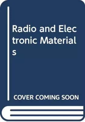 Couverture du produit · Radio and Electronic Materials
