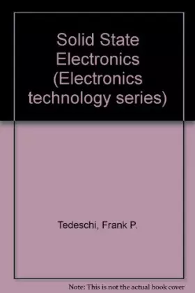 Couverture du produit · Solid State Electronics