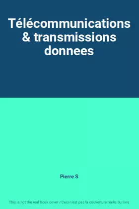 Couverture du produit · Télécommunications & transmissions donnees