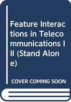 Couverture du produit · Feature Interactions in Telecommunications III