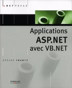 Couverture du produit · Applications ASP.NET avec VB.Net