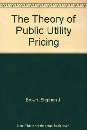 Couverture du produit · The Theory of Public Utility Pricing
