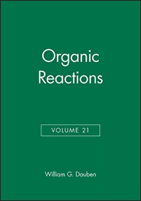 Couverture du produit · Organic Reactions: Organic Reactions V21