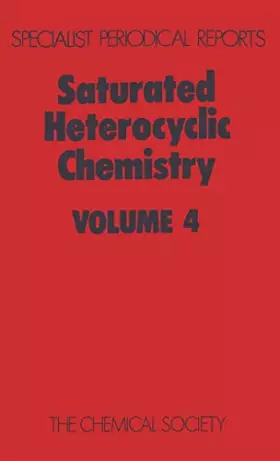 Couverture du produit · Saturated Heterocyclic Chemistry (4)