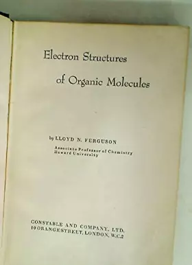 Couverture du produit · Electron Structures of Organic Molecules