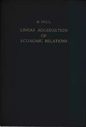 Couverture du produit · Linear aggregation of the economic relations.-- (C