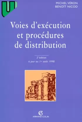 Couverture du produit · Voies d'execution et procédures de distribution 2e ed.