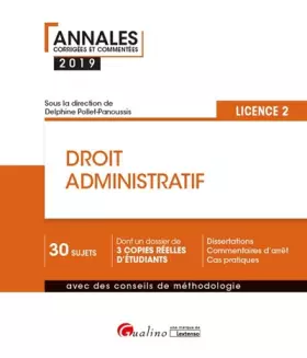 Couverture du produit · DROIT ADMINISTRATIF - L2 - 3EME EDITION
