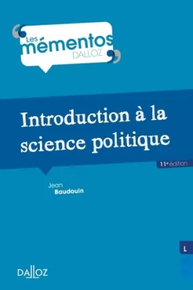 Couverture du produit · Introduction à la science politique - 11e ed.