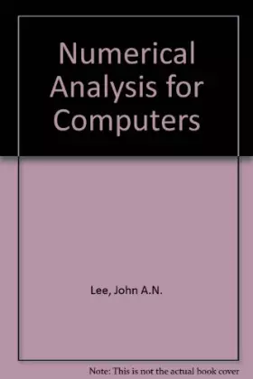 Couverture du produit · Numerical Analysis for Computers