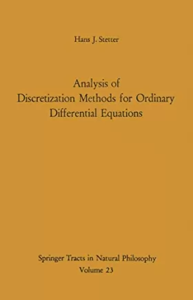 Couverture du produit · Analysis of Discretization Methods for Ordinary Differential Equations