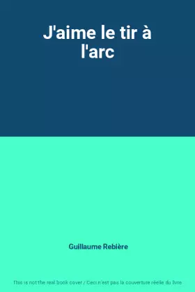 Couverture du produit · J'aime le tir à l'arc
