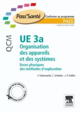 Couverture du produit · UE 3a - Organisation des appareils et des systèmes - QCM