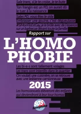 Couverture du produit · Rapport sur l'homophobie 2015