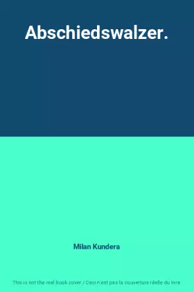 Couverture du produit · Abschiedswalzer.