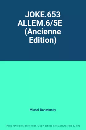 Couverture du produit · JOKE.653 ALLEM.6/5E    (Ancienne Edition)