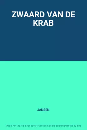 Couverture du produit · ZWAARD VAN DE KRAB