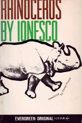 Couverture du produit · Rhinoceros, and other plays (Evergreen original, E-259)