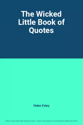 Couverture du produit · The Wicked Little Book of Quotes
