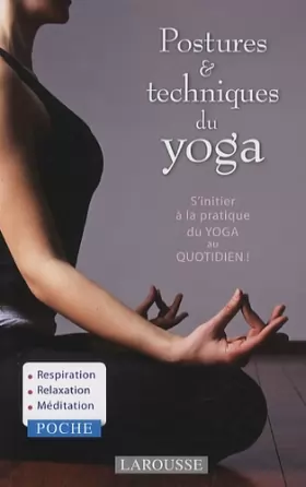 Couverture du produit · Postures et techniques du yoga