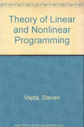 Couverture du produit · Theory of Linear and Nonlinear Programming
