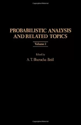 Couverture du produit · Probabilistic Analysis and Related Topics