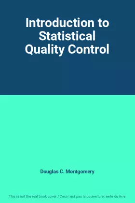 Couverture du produit · Introduction to Statistical Quality Control