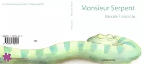 Couverture du produit · Monsieur Serpent
