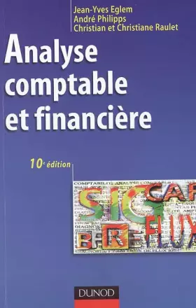 Couverture du produit · Analyse comptable et financière