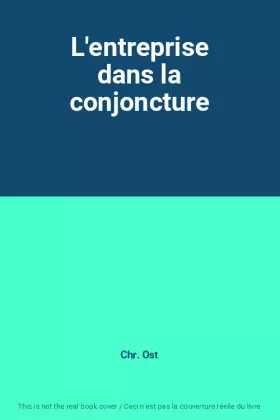 Couverture du produit · L'entreprise dans la conjoncture
