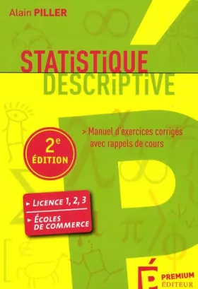 Couverture du produit · STATISTIQUE DESCRIPTIVE (2EME EDITION)