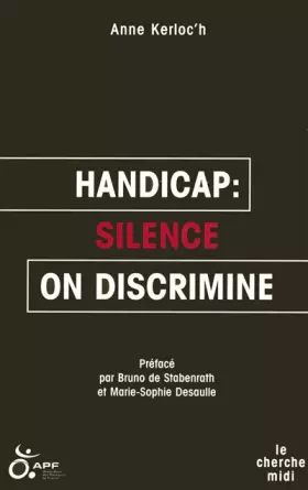 Couverture du produit · Handicap : silence, on discrimine