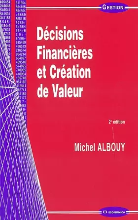 Couverture du produit · Décisions financières et Création de valeur