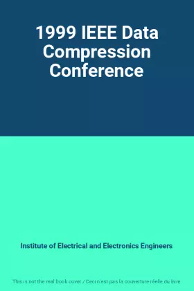 Couverture du produit · 1999 IEEE Data Compression Conference