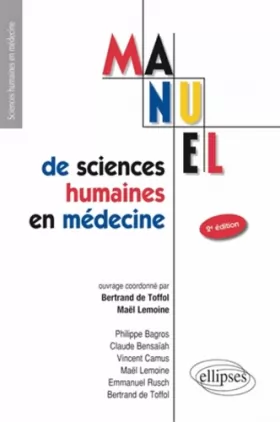 Couverture du produit · Manuel de Sciences Humaines en Médecine