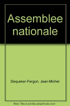 Couverture du produit · Assemblée nationale